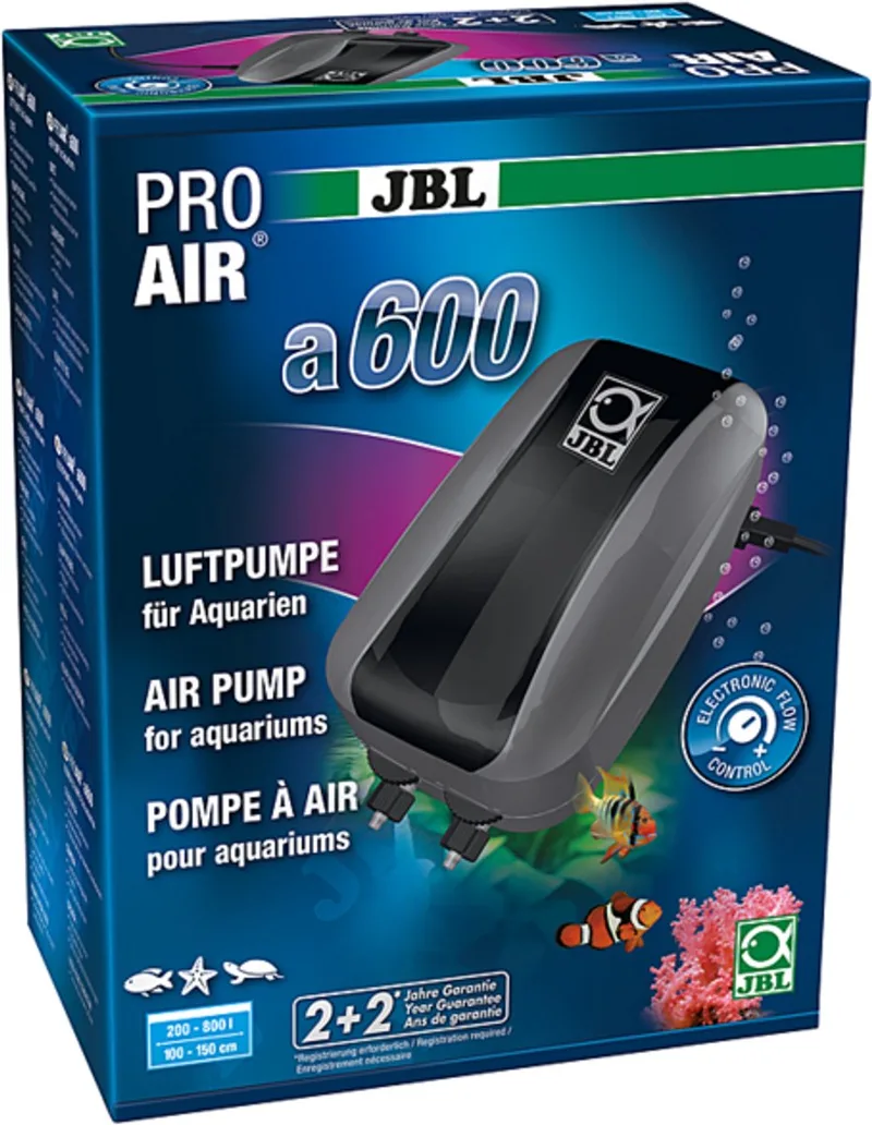 ProAir A600 - Stille Aquarium luchtpomp de JBL en Color – photo produit
