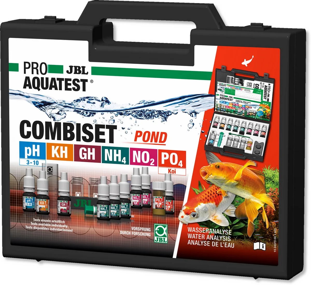 ProAquatest Combiset Pond von JBL in Schwarz – Produktfoto