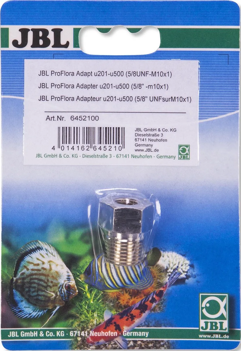ProFlora Adapter u201-u500 von JBL in Silber – Produktfoto