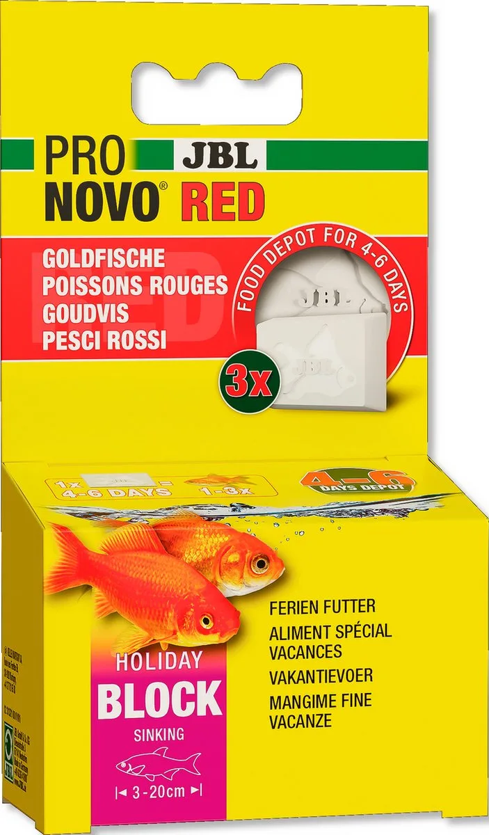 Pronovo Red Holiday - vakantievoer voor aquariumvissen - 17 gr von JBL – Produktfoto