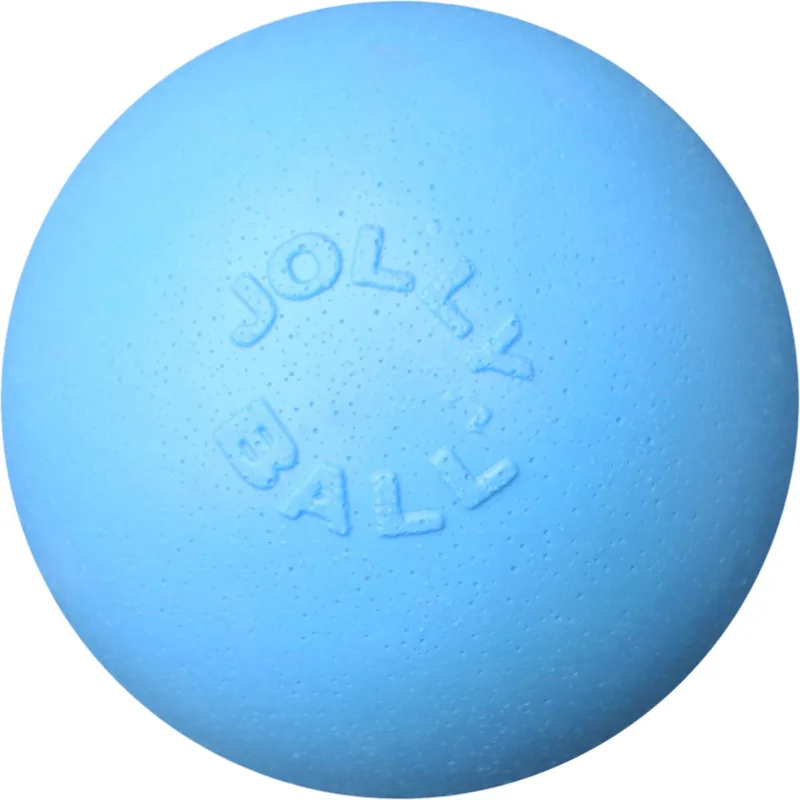 Jolly Ball Bounce-n Play - Ø 11 cm – Honden speelbal met appelgeur - De perfecte stuiterbal met bosbessengeur - Bijtbestendig – Baby de Jolly Pets en Bleu – photo produit