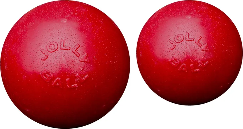 Jolly Ball Bounce-n Play - Ø 15 cm – Honden speelbal met frisse geur - De perfecte stuiterbal - Bijtbestendig by Jolly Pets in Red – product photo