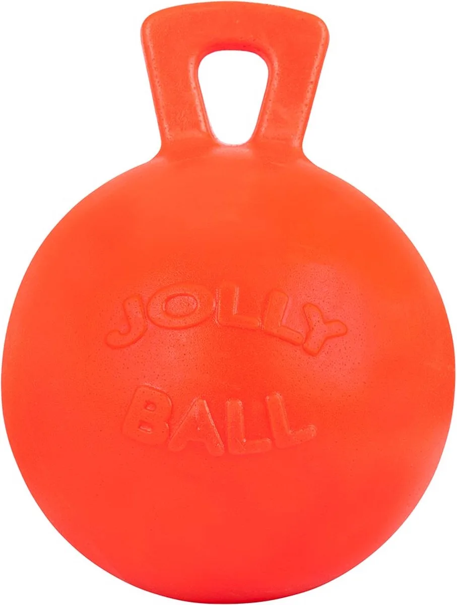 Jolly Ball – Ø 25 cm - Paarden speelbal met vanillegeur - Ter vermaak in de stal en in het weiland - Bijtbestendig von Jolly Pets in Orange – Produktfoto