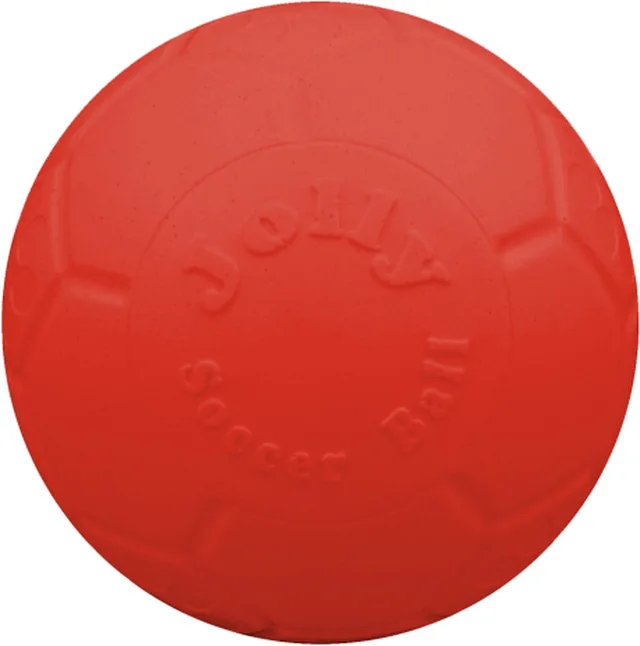 Jolly Soccer Ball - Ø15 cm – Stevig Hondenspeelgoed – Apporteerspeelgoed - Jollyflex stevig kunststof – Drijvend honden speelgoed