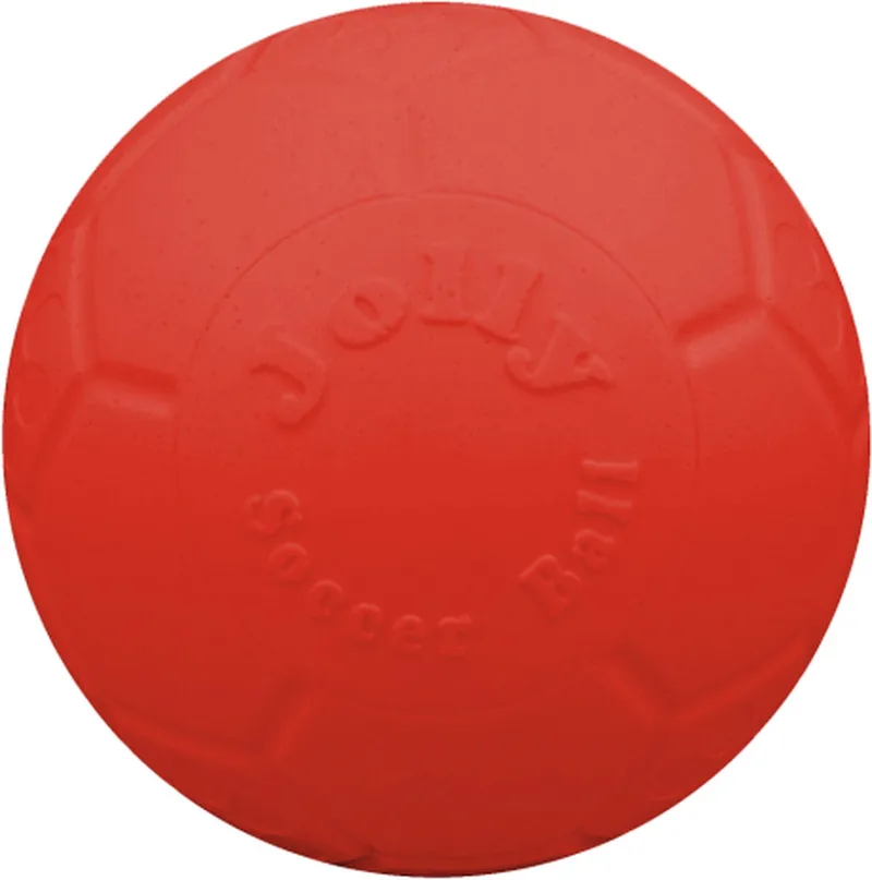 Jolly Soccer Ball - Ø15 cm – Stevig Hondenspeelgoed – Apporteerspeelgoed - Jollyflex stevig kunststof – Drijvend honden speelgoed fra Jolly Pets i Orange – produktbillede