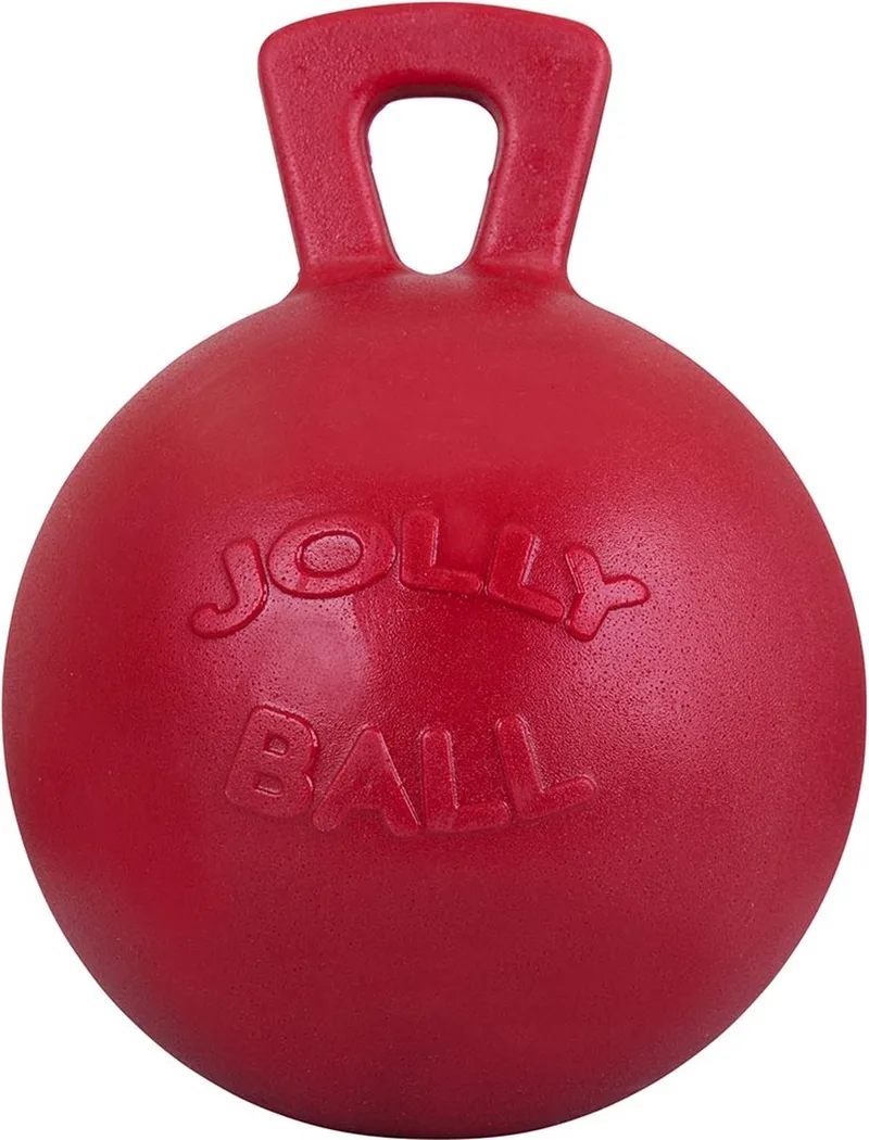 Jolly Tug-n-Toss – Hondenspeelgoed - De duurzame speelbal met frisse geur – Drijvend – Bijtbestendig – Ø 15 cm von Jolly Pets in Rot – Produktfoto