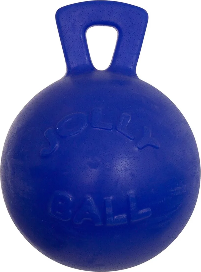 Jolly Tug-n-Toss – Ø 15 cm - Hondenspeelgoed - De duurzame speelbal met frisse geur – Drijvend – Bijtbestendig by Jolly Pets in Blue – product photo