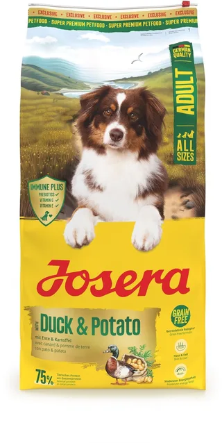 12,5 kg Josera all sizes adult duck & potato hondenvoer de Josera – photo produit 1 sur 2
