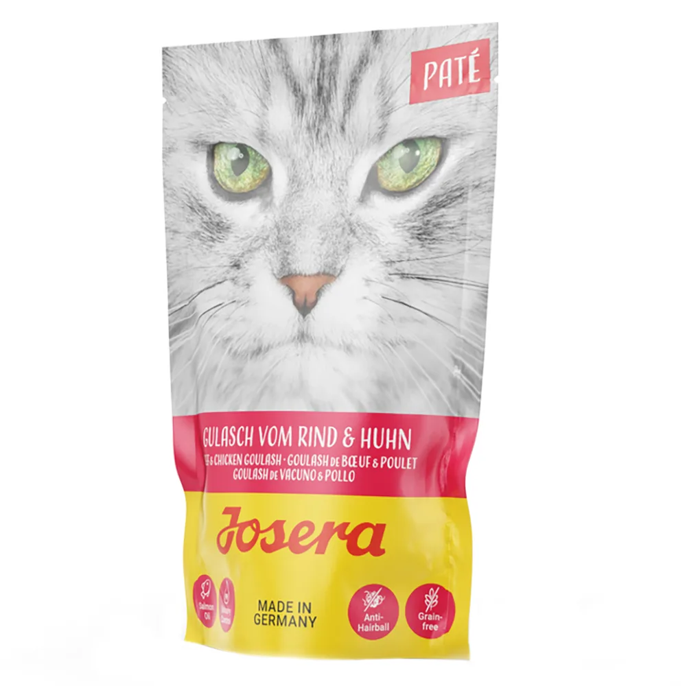 16x85g Goulash van Rund & Kip Josera Paté Kattenvoer nat van Josera – productfoto