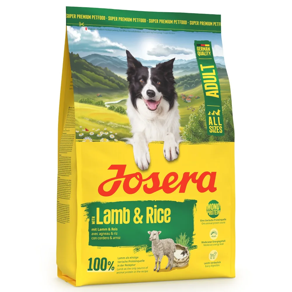 3kg Josera Adult Lam & Rijst hondenvoer droog van Josera – productfoto