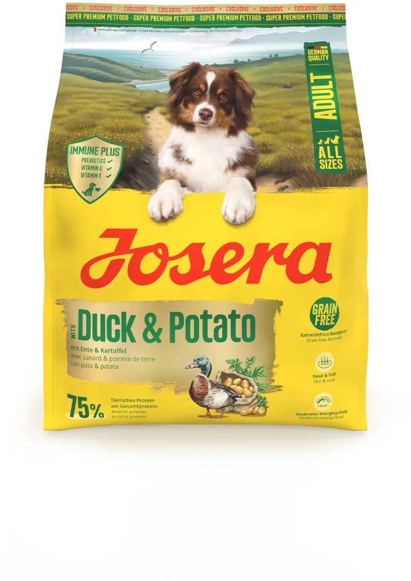 900 gr Josera all sizes adult duck & potato hondenvoer de Josera – photo produit