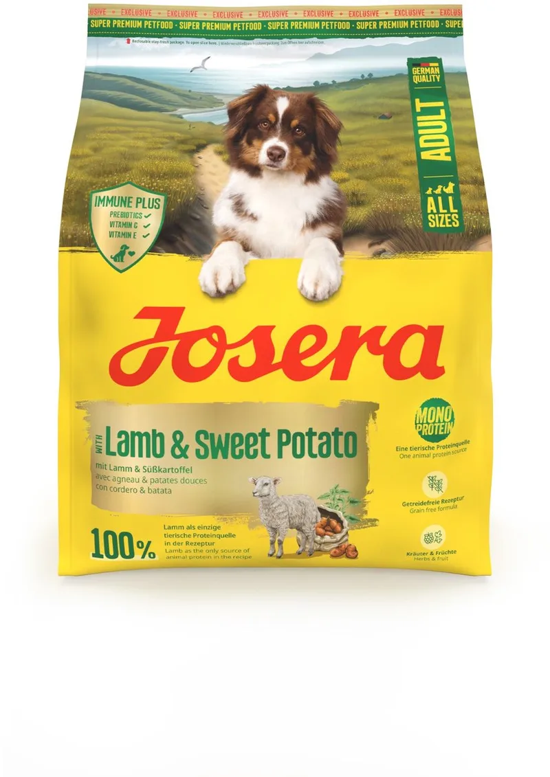 900 gr Josera all sizes adult lamb & sweet potato hondenvoer by Josera – product photo