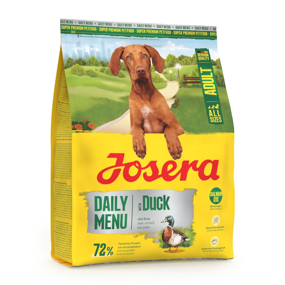 900g Josera Daily Menu Adult Eend droogvoer voor honden van Josera – productfoto