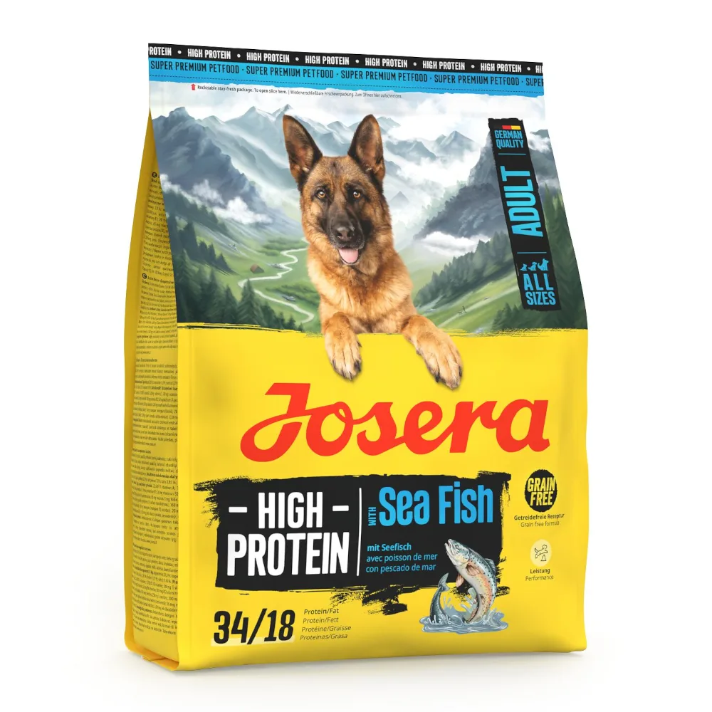 900g Josera High Protein Adult Zeevis droogvoer voor honden by Josera – product photo
