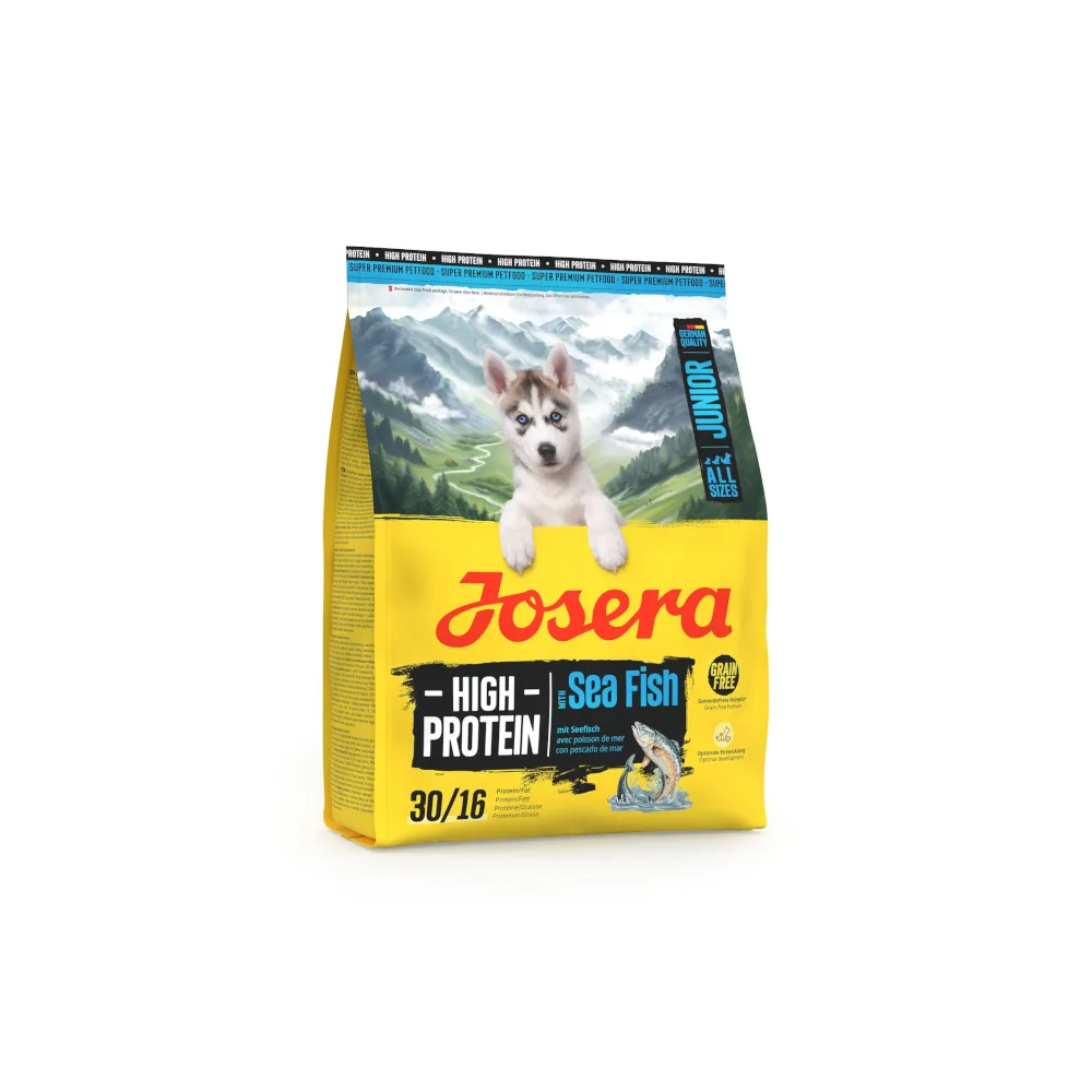 900g Josera High Protein Junior Zeevis droogvoer voor honden van Josera – productfoto