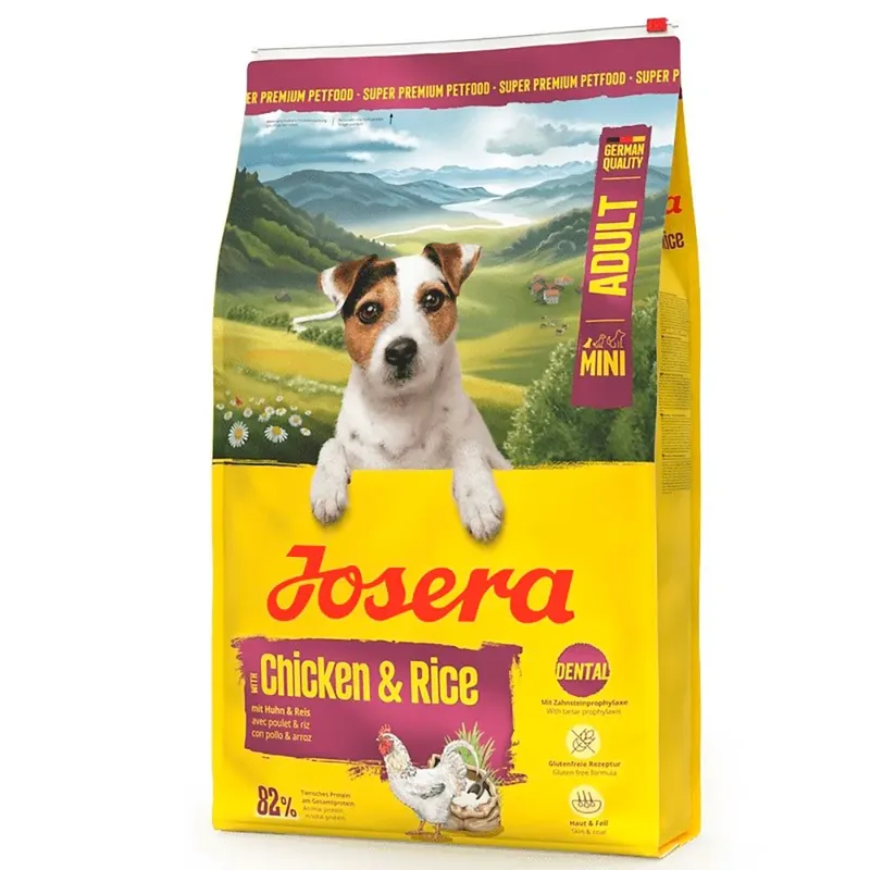Adult Mini Kip Met Rijst Hondenvoer 10 Kg by Josera – product photo
