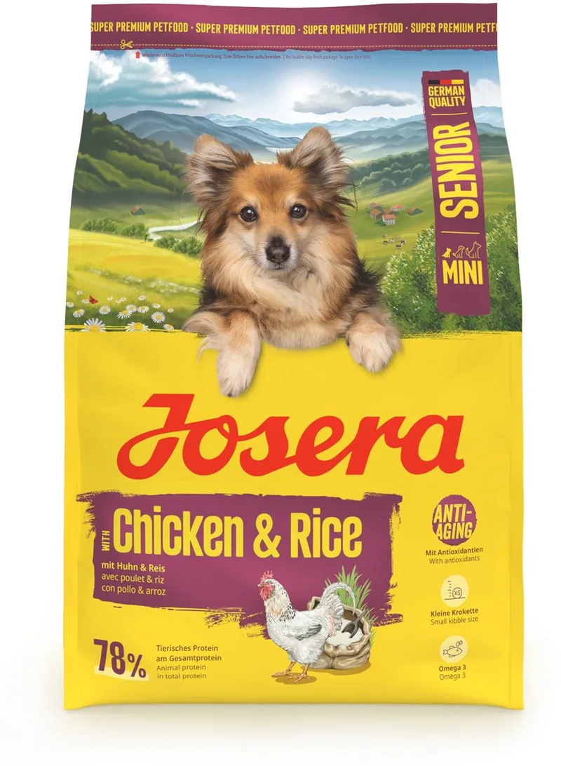 chicken / rice - hondenvoer - mini senior - 3 kg by Josera – product photo 1 of 3
