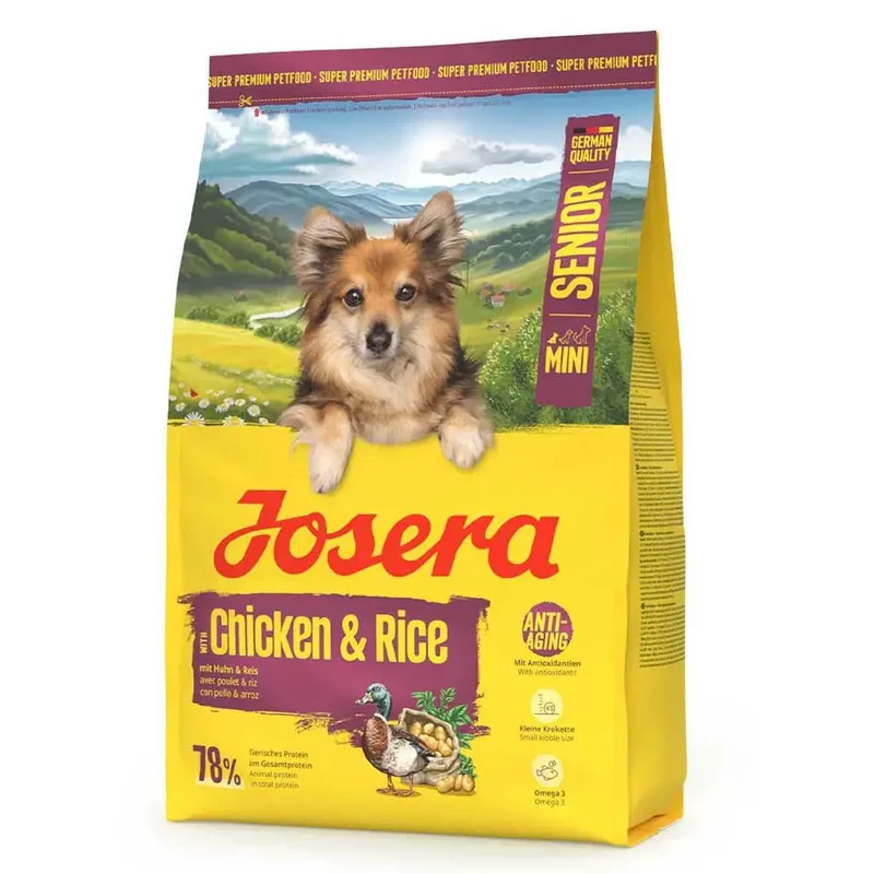chicken / rice - hondenvoer - mini senior - 3 kg by Josera – product photo 2 of 3