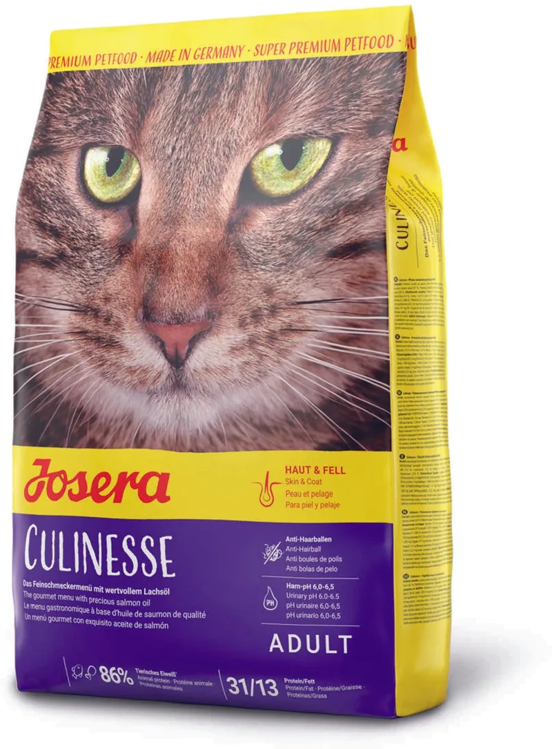 Culinesse Volwassen - Kattenvoer - Zalm en vogels - 2kg de Josera – photo produit