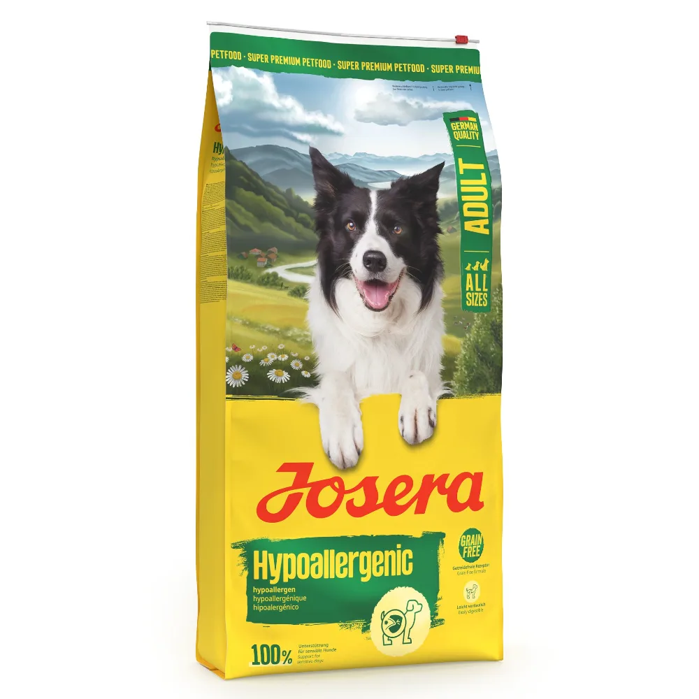 Dubbelpak: 2x 12,5kg Josera Adult Hypoallergenic Insects droog hondenvoer fra Josera – produktbillede