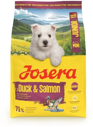 duck / salmon - hondenvoer - mini junior - 3 kg by Josera – product photo 1 of 6