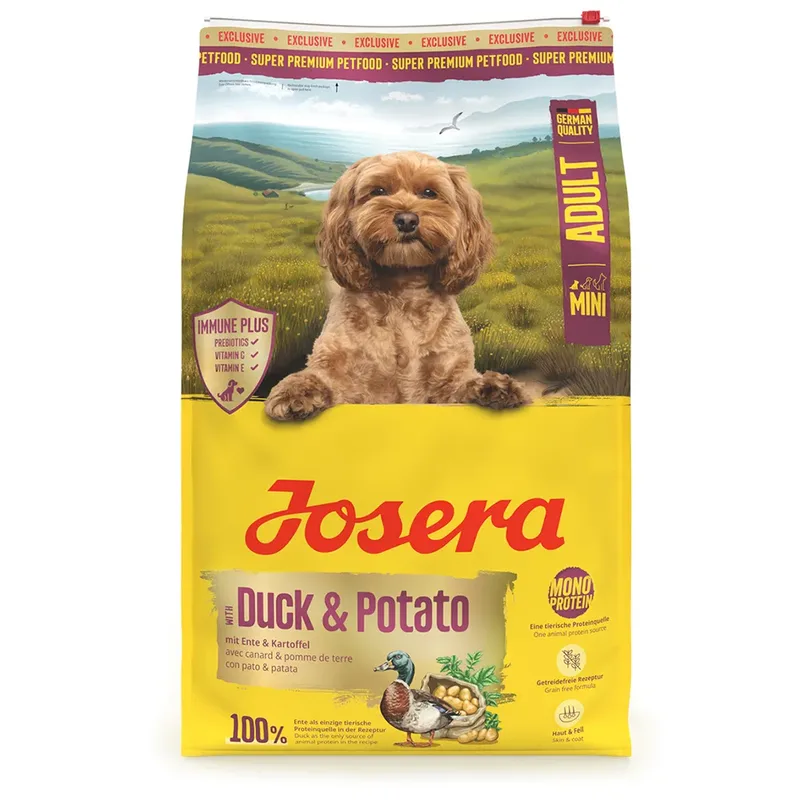 Ente & Kartoffel Mini Immun Hundefutter Sack by Josera – product photo