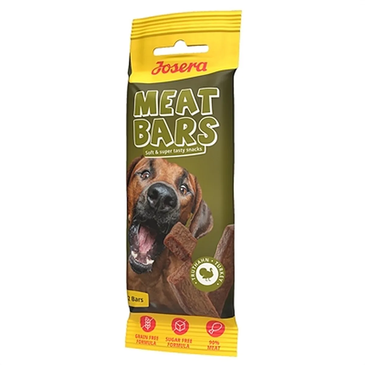 Honden Snack Josera - Meat Bars Kalkoen 40 Gr - Graan- en Suikervrij, Hoog Vleesgehalte van Josera – productfoto