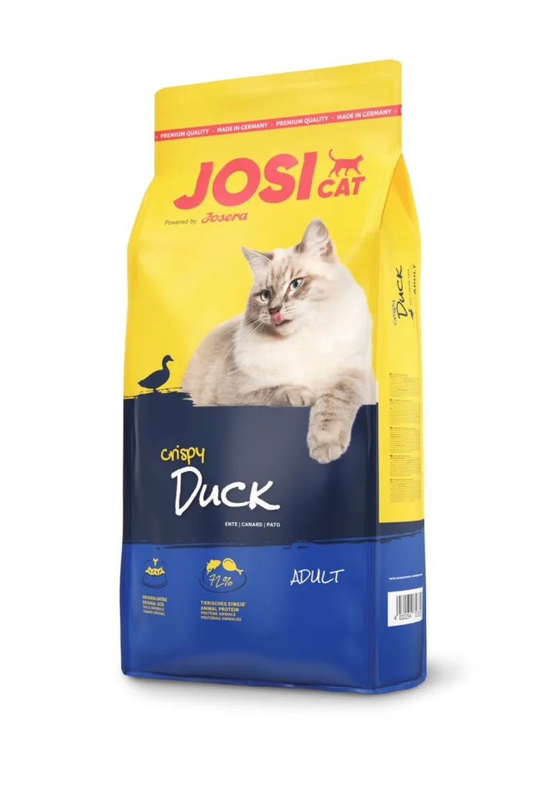 Josicat Crispy Duck Serie - Katten Droogvoer - 10kg - Rijk aan Eend - Zonder Graan by Josera – product photo