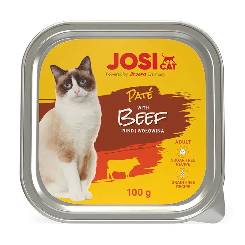Nourriture Humide Pour Chats Josicat Paté Con Ternera-100g de Josera – photo produit
