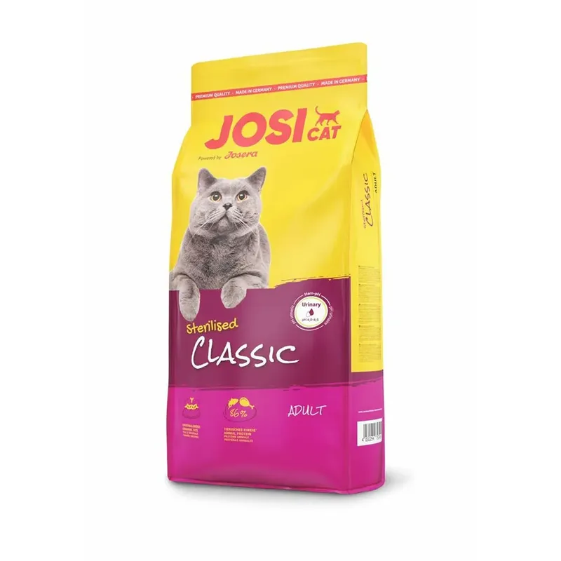 JosiCat Sterilised Classic - Kattenvoer - 10kg - Hoog Proteïne - Laag Vet de Josera – photo produit 2 sur 2