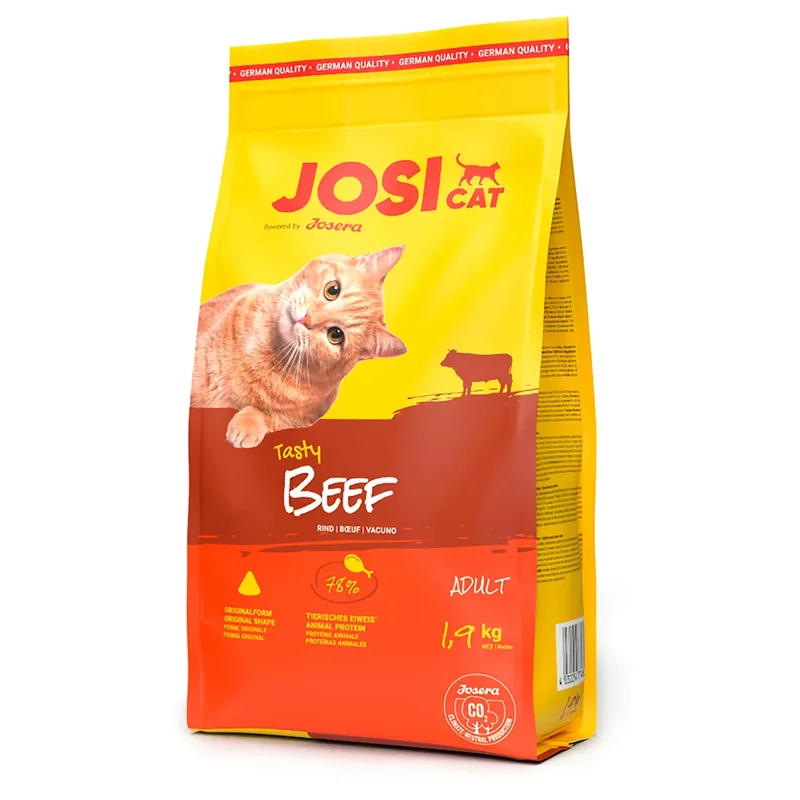 Josicat Tasty Beef-1.9kg Kattenvoer von Josera – Produktfoto