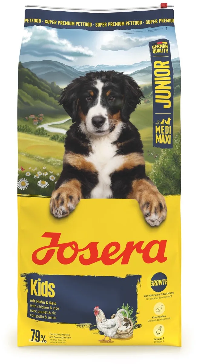 junior kids - hondenvoer - medium maxi - 12,5 kg de Josera – photo produit