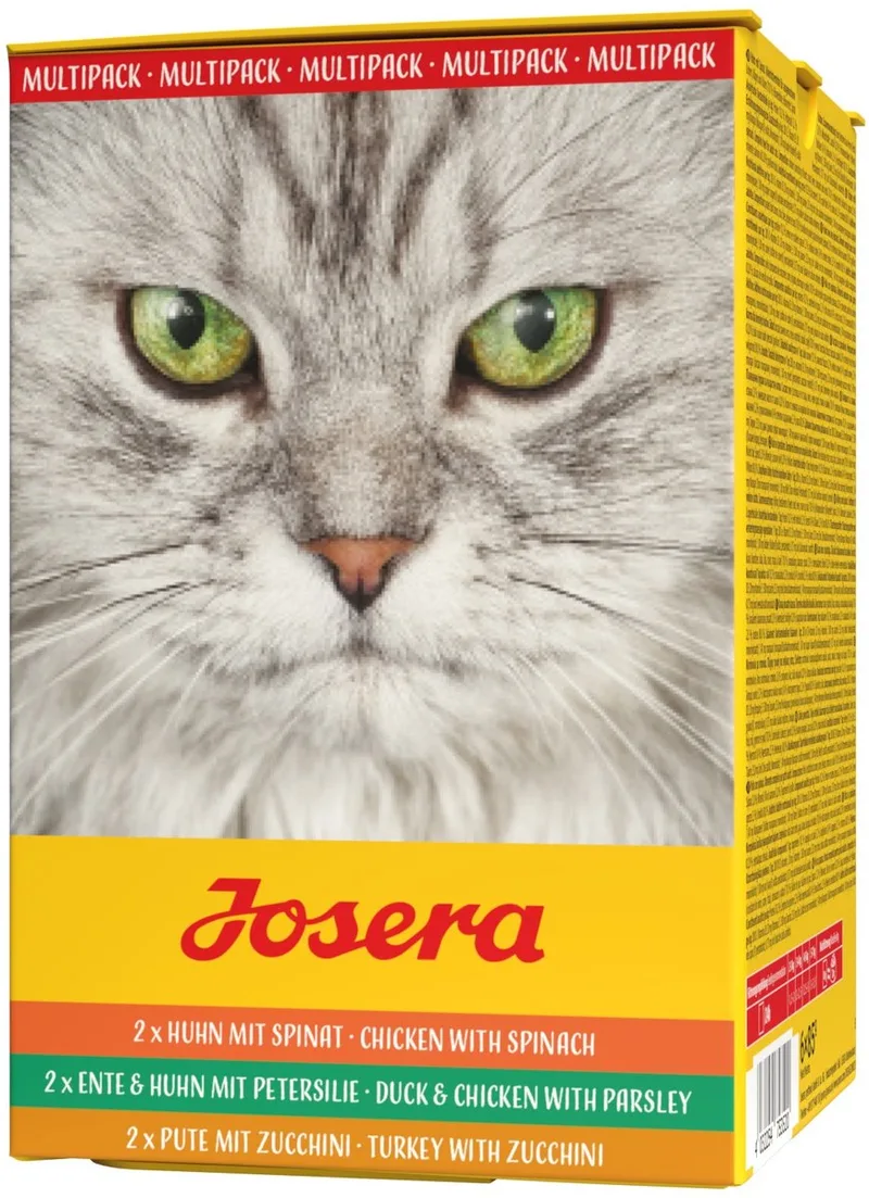 Kattenvoer Josera - Multipack Paté 6x85gr - Graanvrij, met Zalmolie, Volledig Natvoer fra Josera – produktbillede