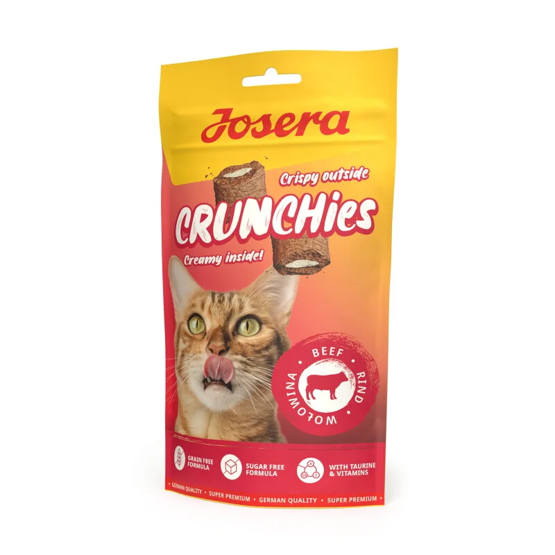 Katzensnack Crunchies Rind 6 x 60 g by Josera in Regular – product photo