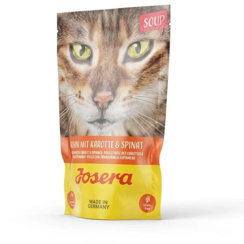 Kippensoep - Aanvullend Natvoer Katten - Wortel, Spinazie, 70gr by Josera – product photo
