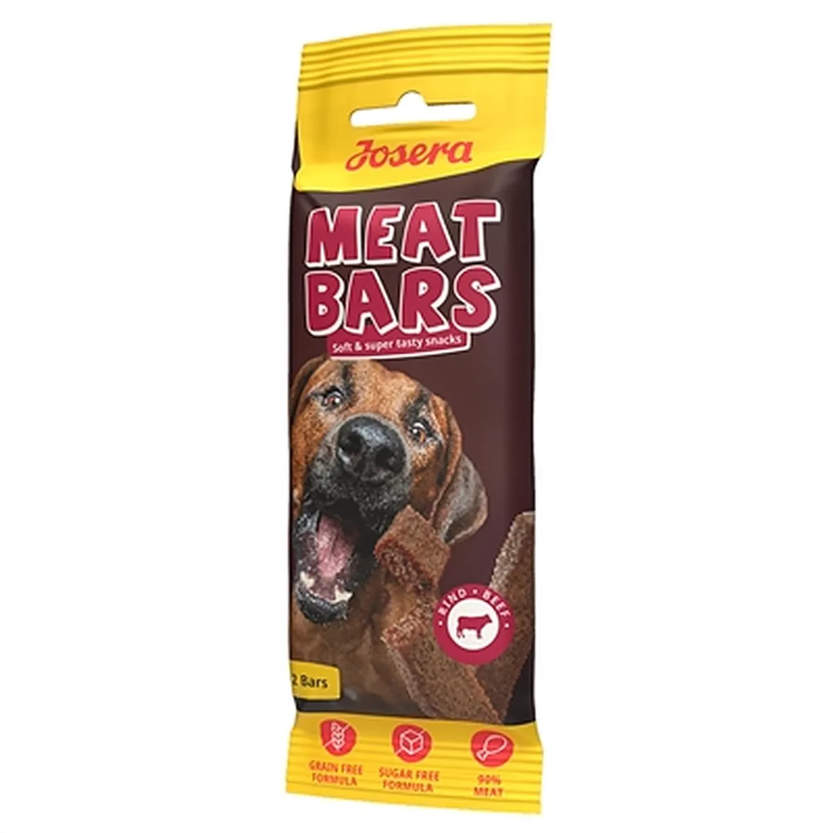 Meat Bars - Graanvrije Honden Snack Rund 40g - Suikervrij, Hoog Vleesgehalte von Josera – Produktfoto