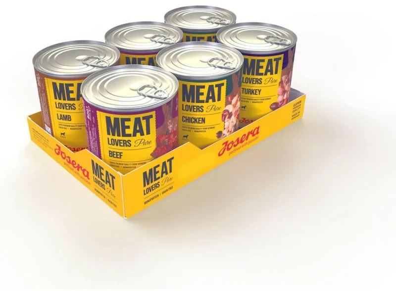 meat lovers pure - hondenvoer - multipack - 6x800 gr fra Josera – produktbillede