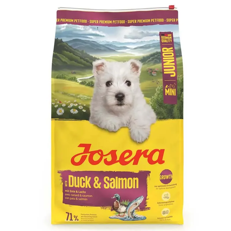 Mini Junior Duck & Salmon-900g Puppyvoer by Josera – product photo 6 of 6
