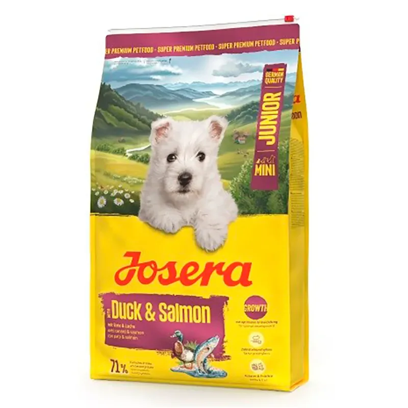Mini Junior Eend & Zalm Hondenvoer 10 Kg by Josera – product photo