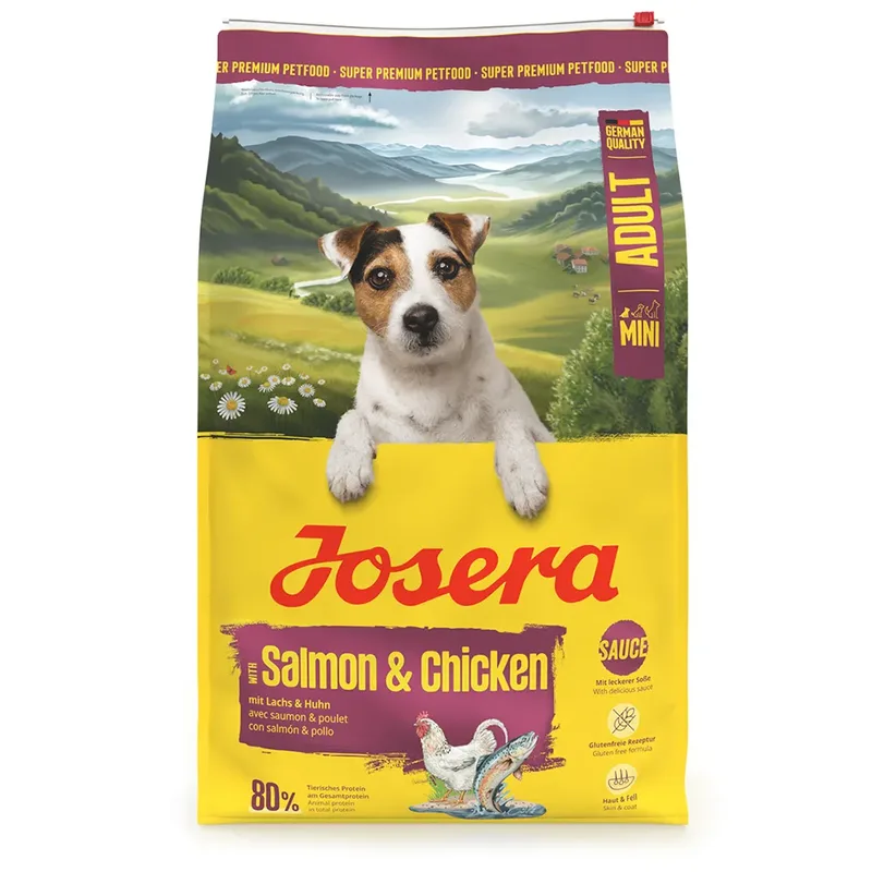 Nourriture Pour Chiens Au Saumon Et à La Dinde Mini Salmon & Chicken 900g de Josera – photo produit 1 sur 6