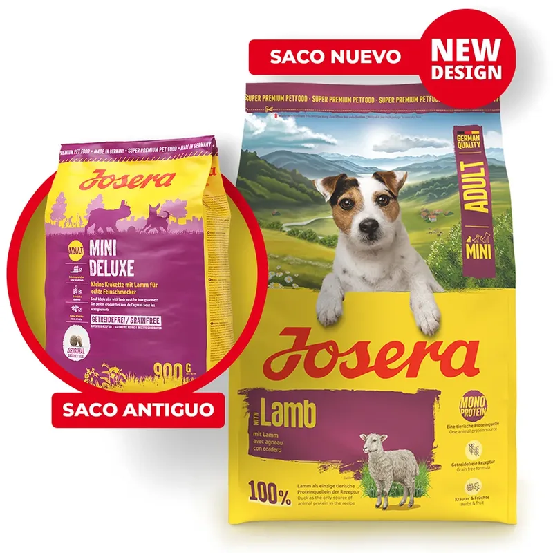 Nourriture Pour Chien à L´agneau Mini Deluxe-dog 900g von Josera – Produktfoto 1 von 6