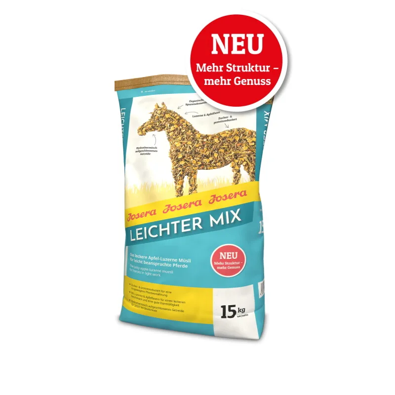Pferdefutter Leichter Mix 15 kg van Josera in Regular – productfoto