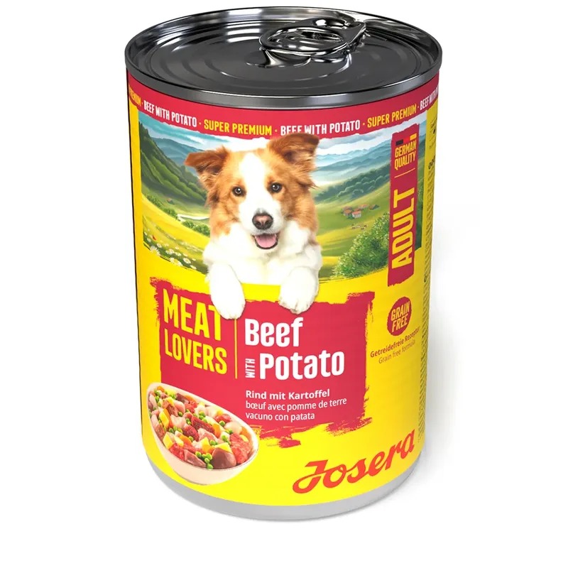 Rundvlees & Aardappel Natte Hondenvoer von Josera – Produktfoto