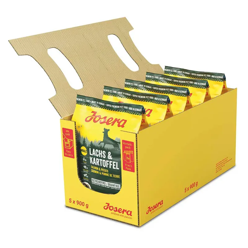 Sac De Nourriture Pour Chien Saumon Et Pomme De Terre 5 Unités de Josera – photo produit 3 sur 3