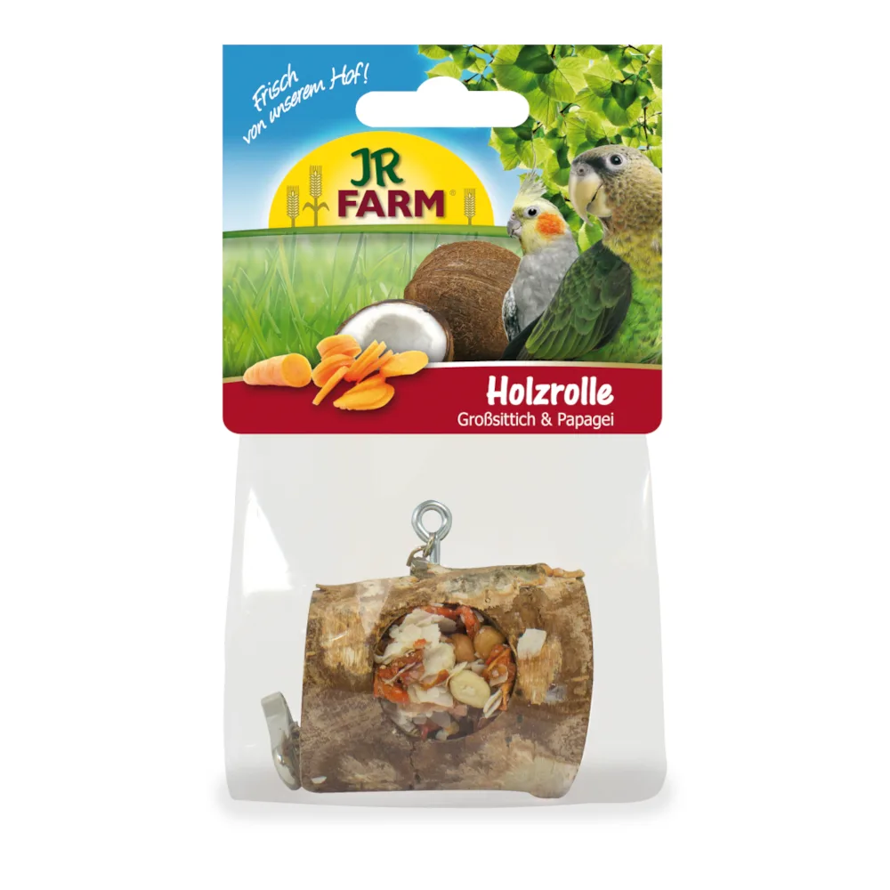 150g JR Farm Houten Rol Groot Parkiet & Vogelvoer voor Papegaaien van JR Farm – productfoto