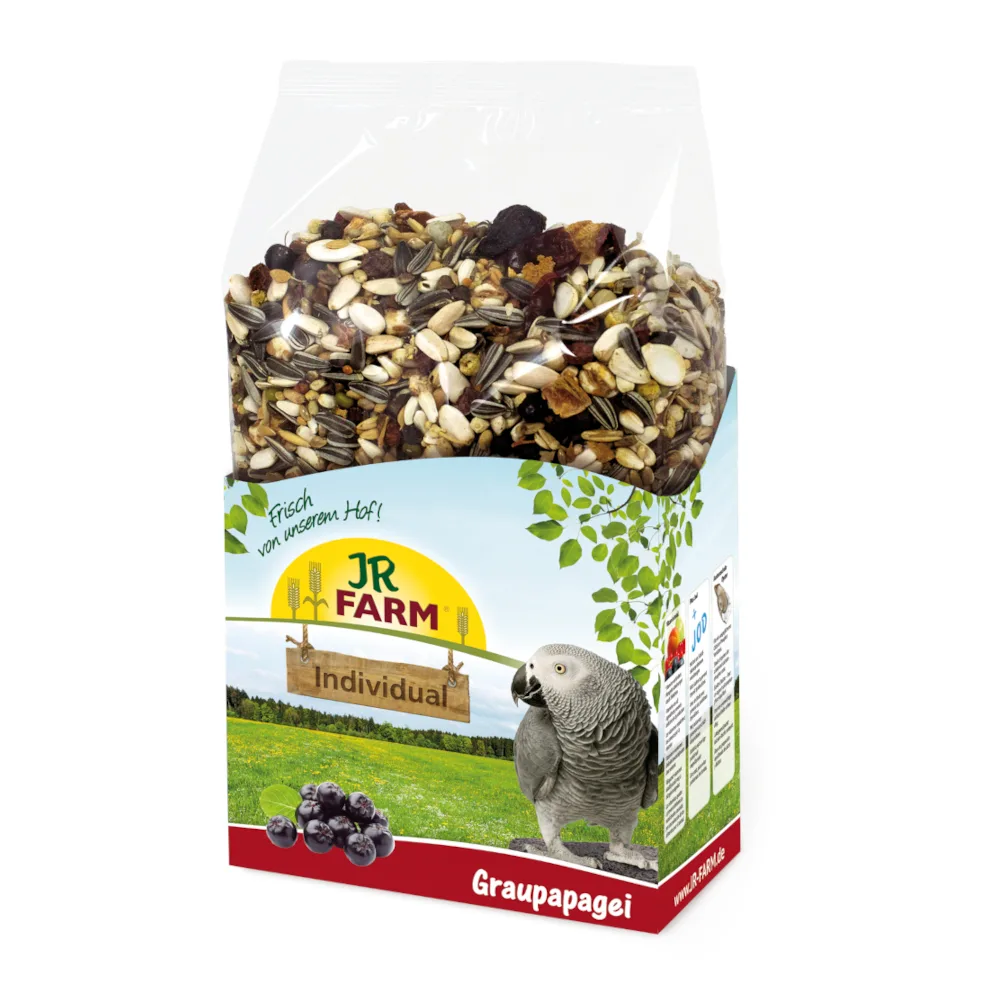 950g JR Farm Individueel Grijs Papegaaien Vogelvoer de JR Farm – photo produit