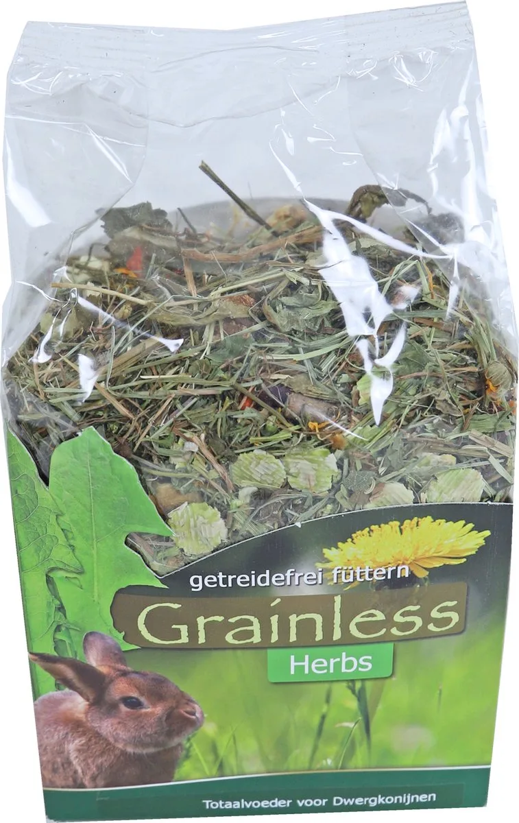 Graanloze Kruiden Konijnen 400g van JR Farm – productfoto