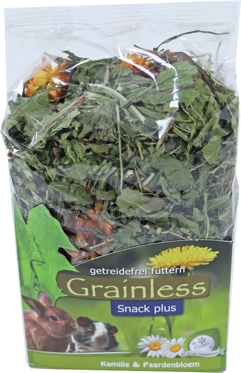 JR Grainless Plus 6x100g - Kamille & Paardenbloem de JR Farm – photo produit