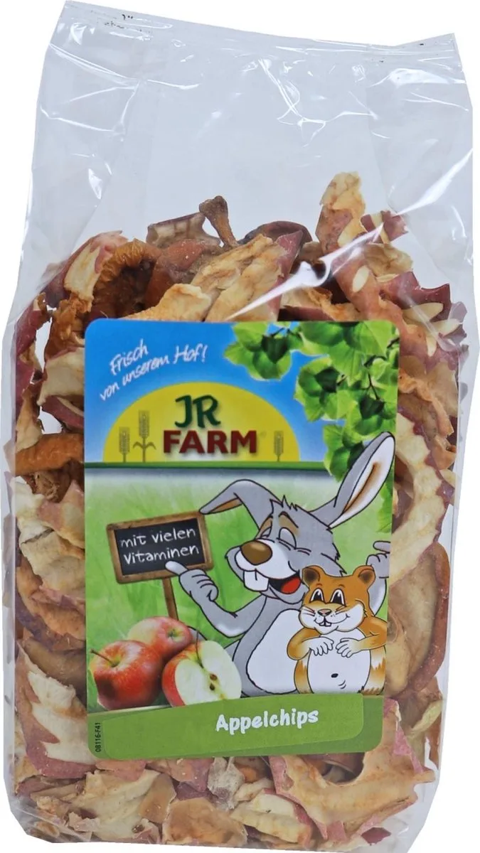 knaagdier appelchips 80 gram - konijnen snacks de JR Farm – photo produit