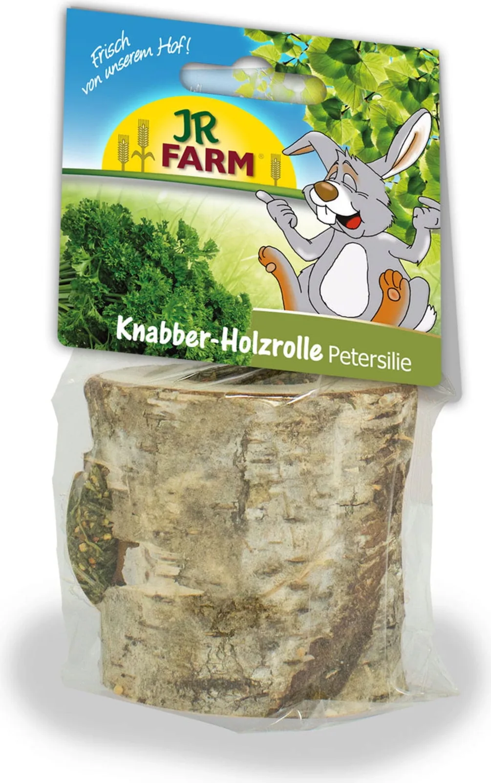 Knabber-Holzrolle mit Petersilie - 1 Stk van JR Farm – productfoto